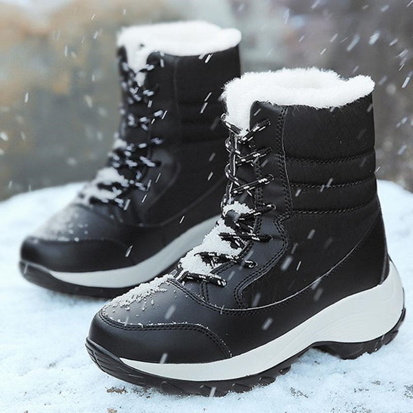 Orthopedic Women's Waterproof Winter Boots with Fur