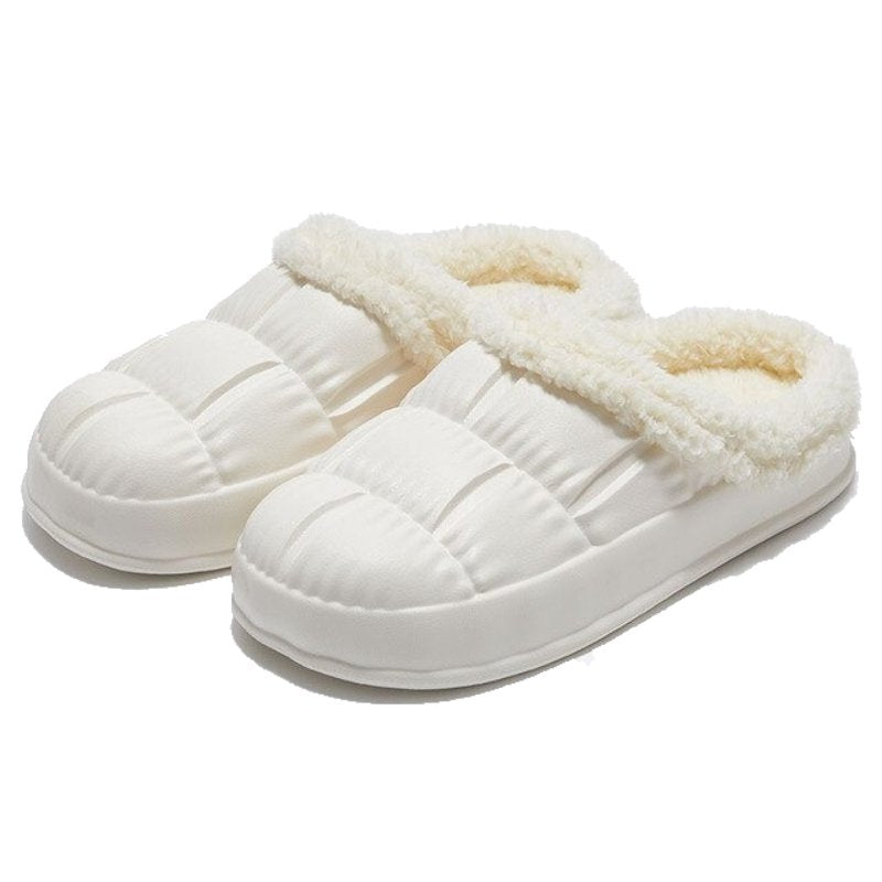 Cozy Plush Slippers For Women Nonslip Indoor Slides