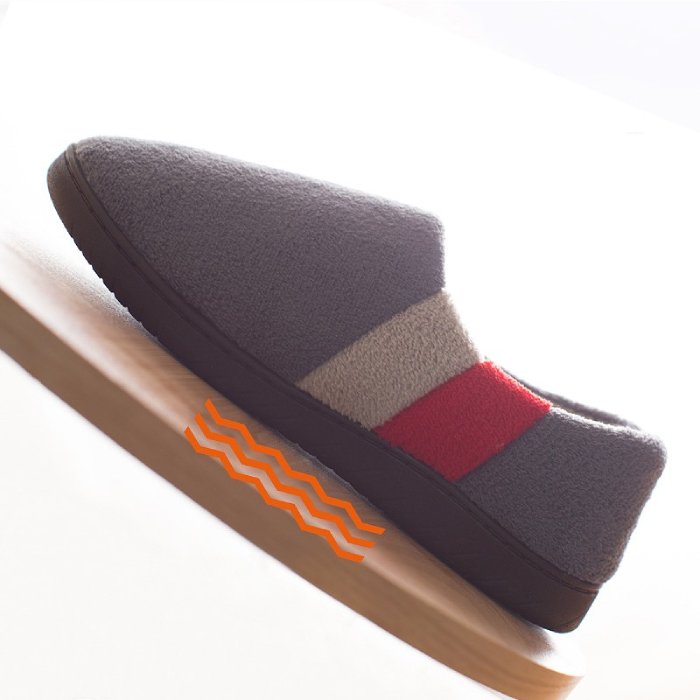 Men Short Plush Winter Slippers Comfy Casual Home Footwear