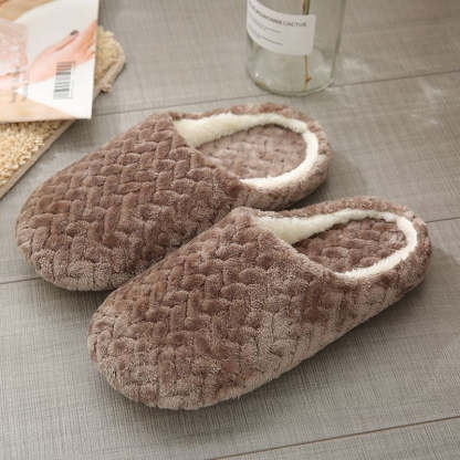 Men Anti-slip Warm Soft Winter Home Slippers