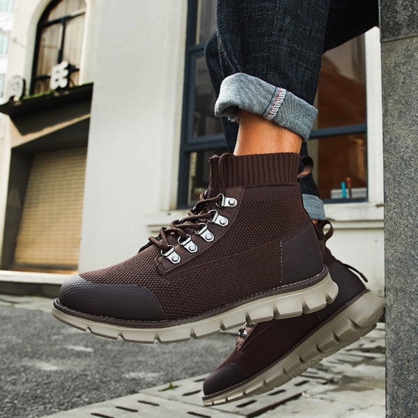 Men's Walking Punk Ankle Boots