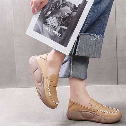 Women Soft-Soled Pure Cowhide Loafers