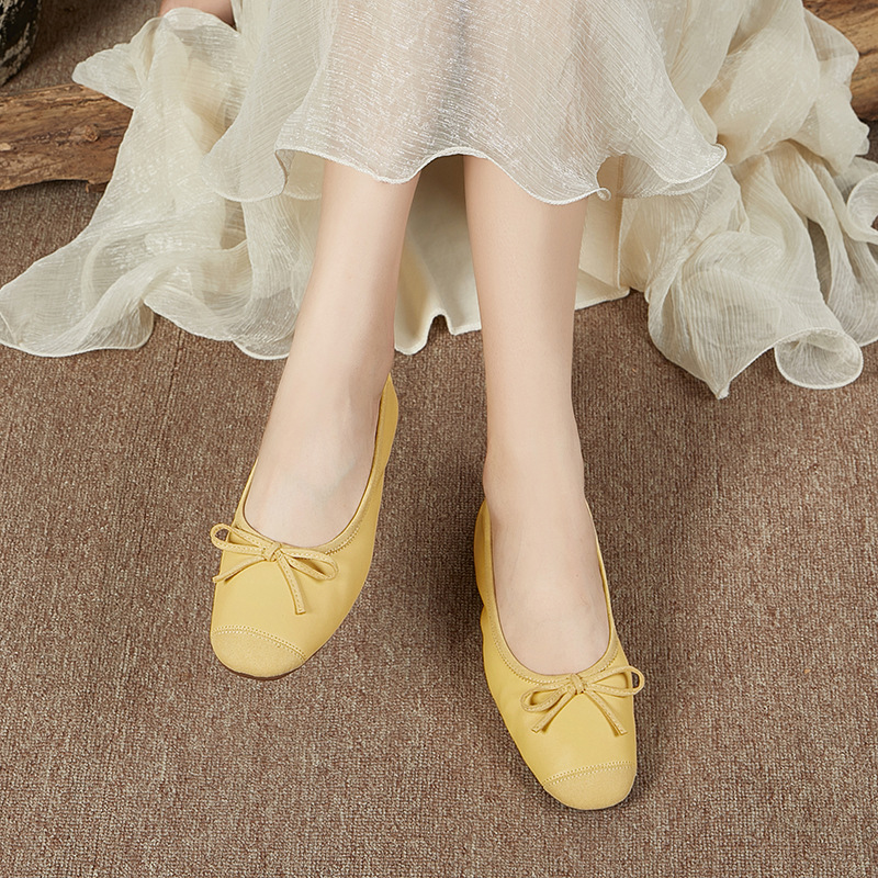 Dress Shoes Fashion Slip-on Bow Comfort Ballet Flats Shoes