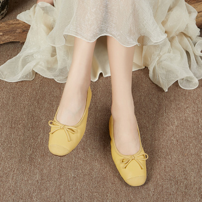 Dress Shoes Fashion Slip-on Bow Comfort Ballet Flats Shoes
