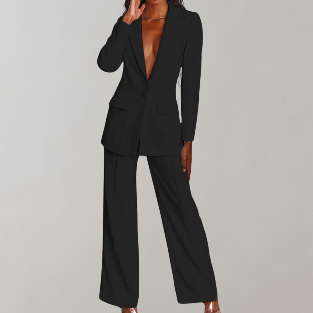 Chic Blazer and Trousers Combo