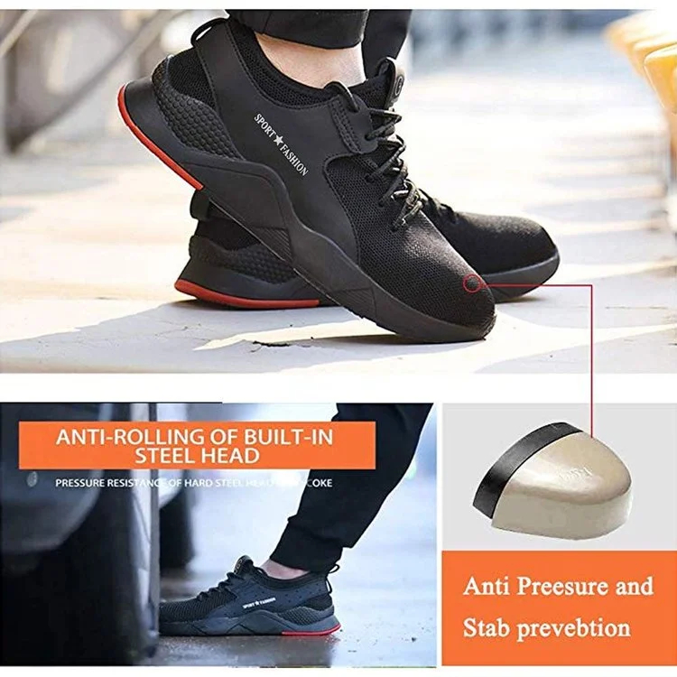 Lightweight Steel Toe Work Shoes for Men Women