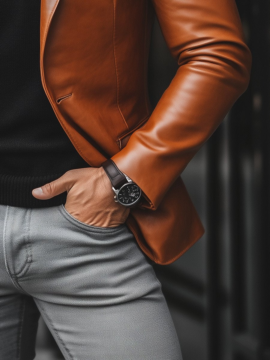 Men's Elegant Premium Leather Jacket