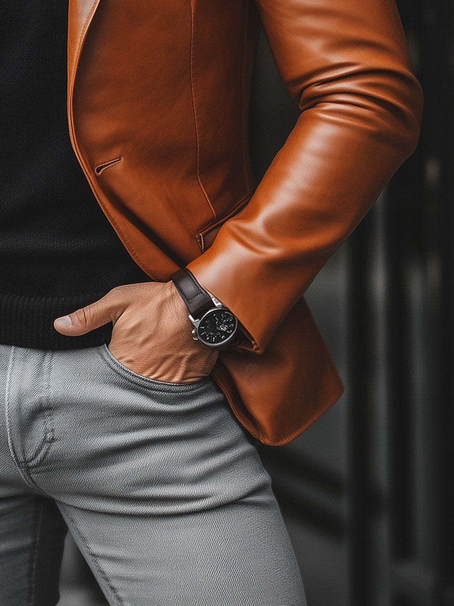 Men's Elegant Premium Leather Jacket