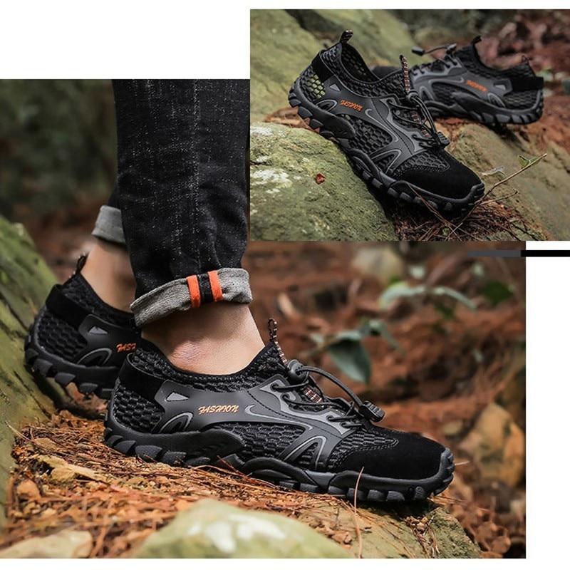 Mesh Quick Dry Water Shoes For Men Lightweight Outdoor Hiking Walking