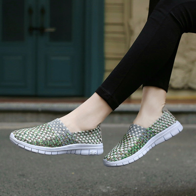 Comfortable Flat Woven Casual Shoes