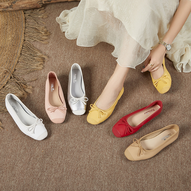 Dress Shoes Fashion Slip-on Bow Comfort Ballet Flats Shoes