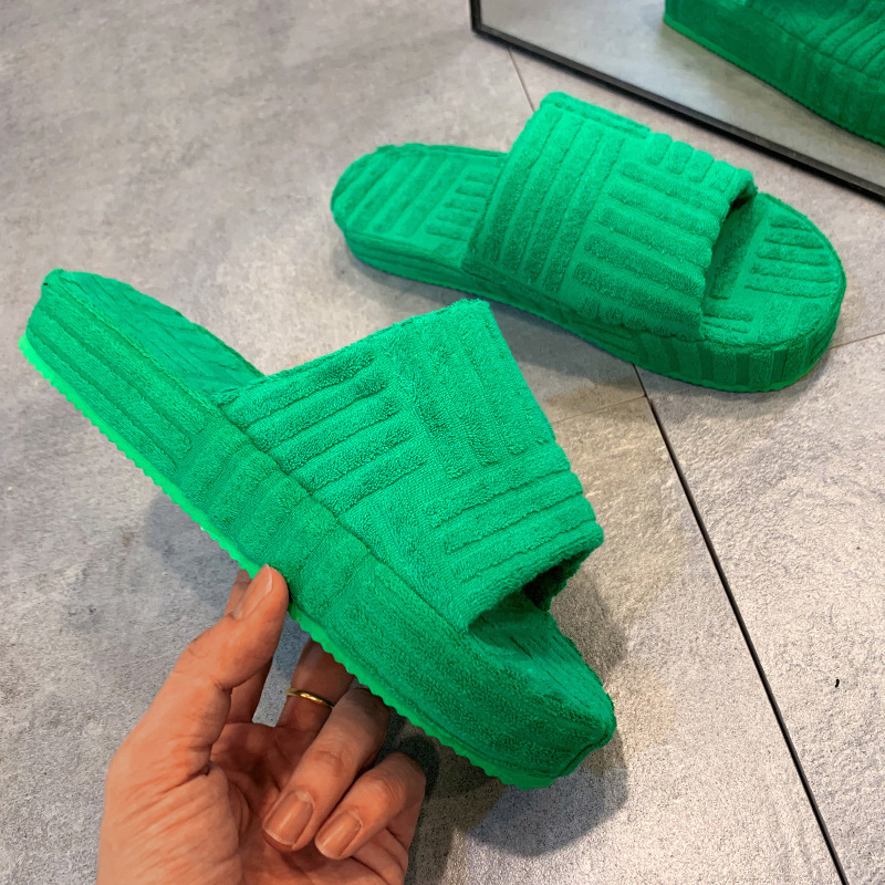 Women's Open Toe Comfortable Platform Slipper