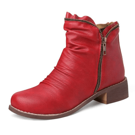 Cozy Colorful Ankle Winter Boots