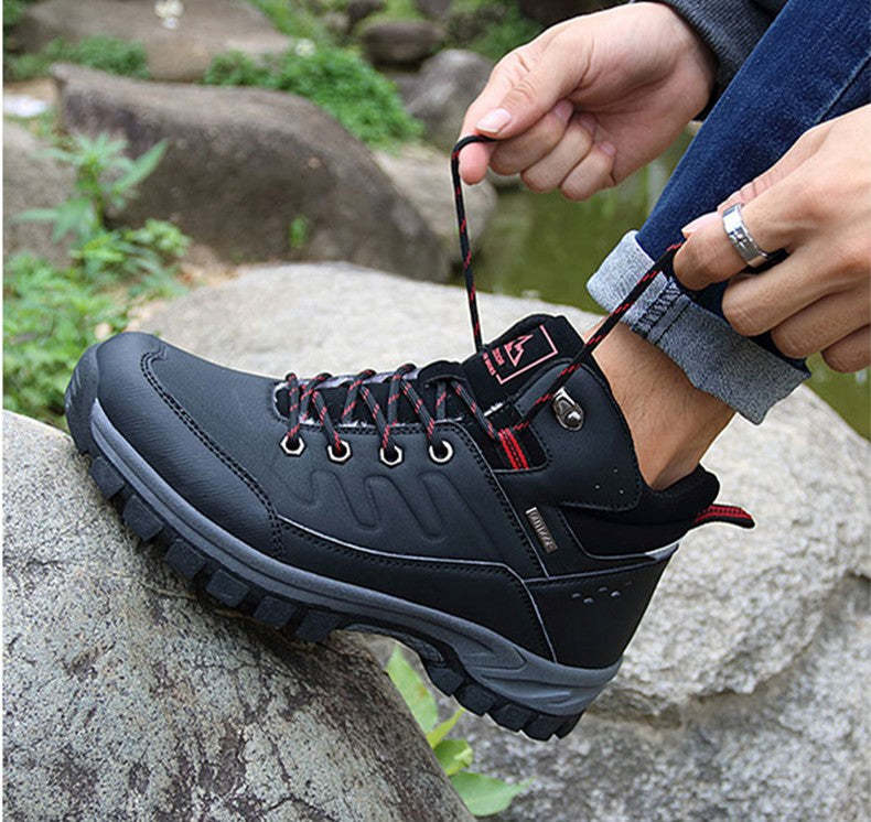 Men Waterproof Orthopedic Shoes Anti-shock Winter Boots