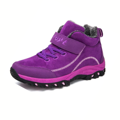 Women Orthopedic Boots  Comfortable Suede Leather Warm Hiking Boots