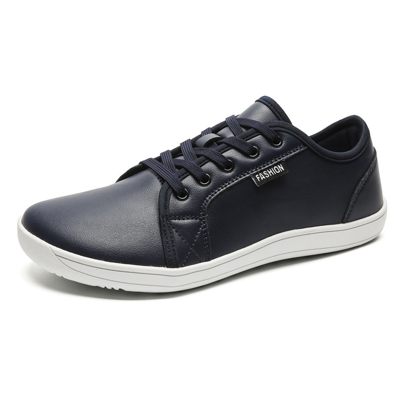 Zero Drop Leather Shoes Barefoot Sneakers