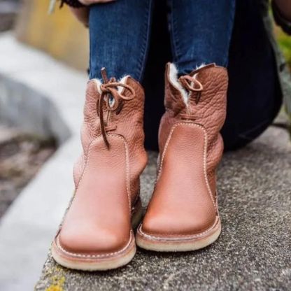 Bradford Orthopedic Women Snow Boots| Comfortable Waterproof Mid-Calf Ankle Winter Boots
