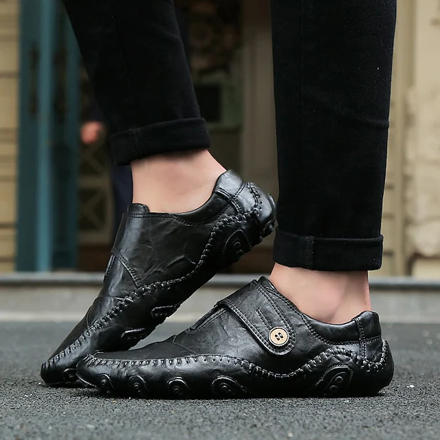 Men's Loafers Slip-Ons Plus Size Handmade Comfort Shoes