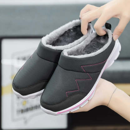 Women Plush Winter Shoes Light Home Fur Slippers