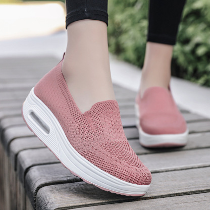 Platform Walking Shoes - Comfort Fit For Wide Feet