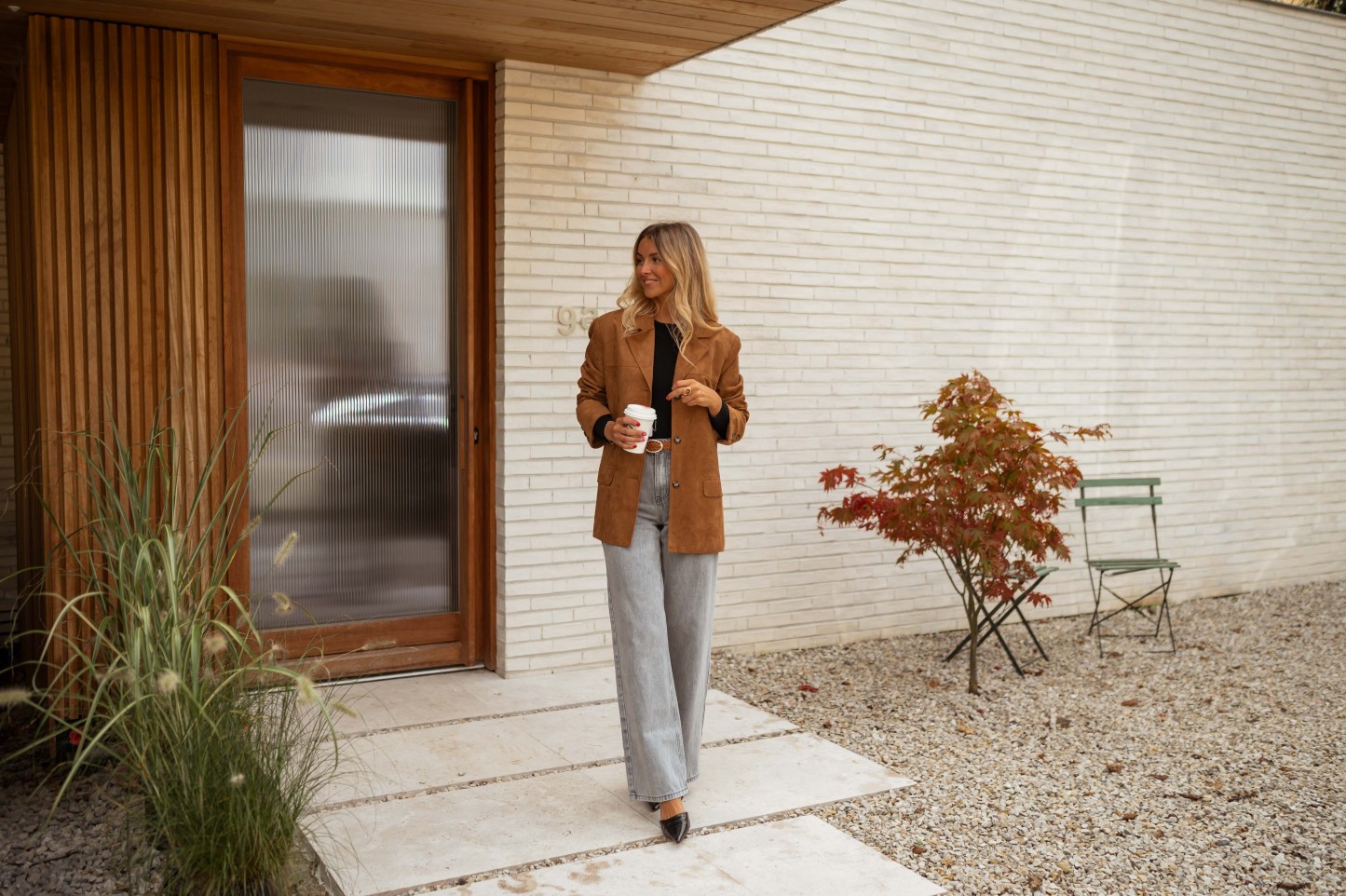 Women's Suede Camel Jacket