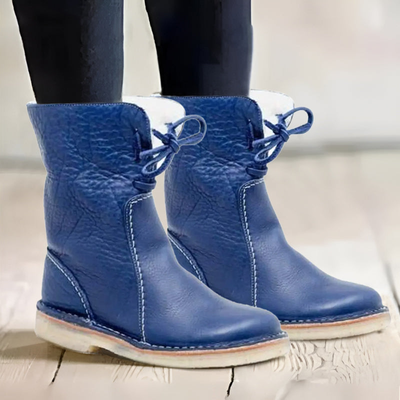 Bradford Orthopedic Women Snow Boots| Comfortable Waterproof Mid-Calf Ankle Winter Boots