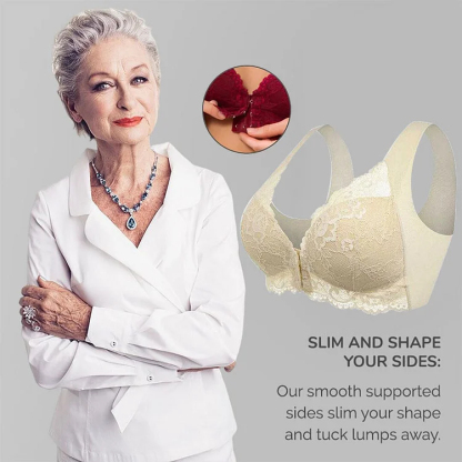 Front Closure 5D Shaping Push Up Bra – Seamless, Beauty Back, Comfy