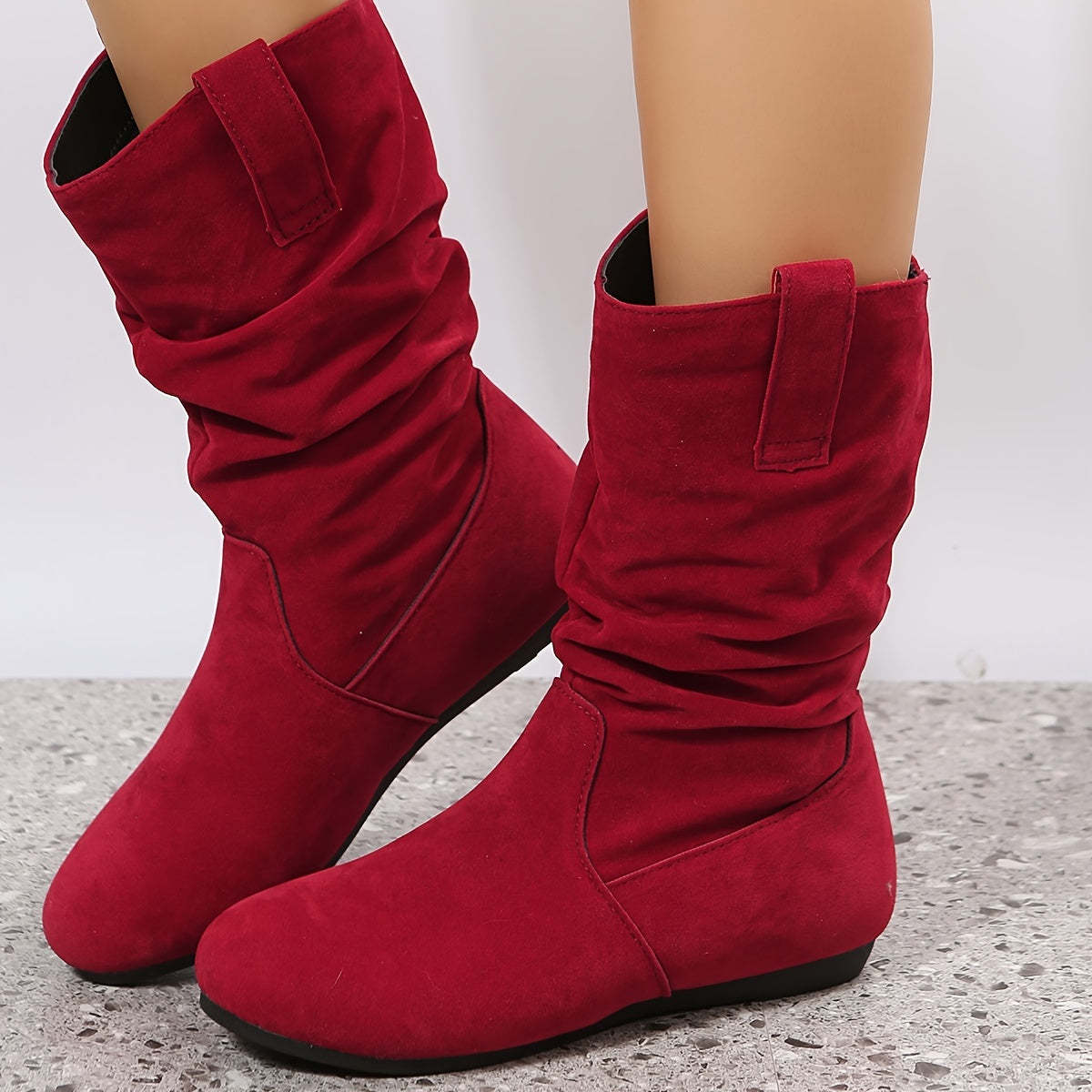 Softly lined warm ankle boots