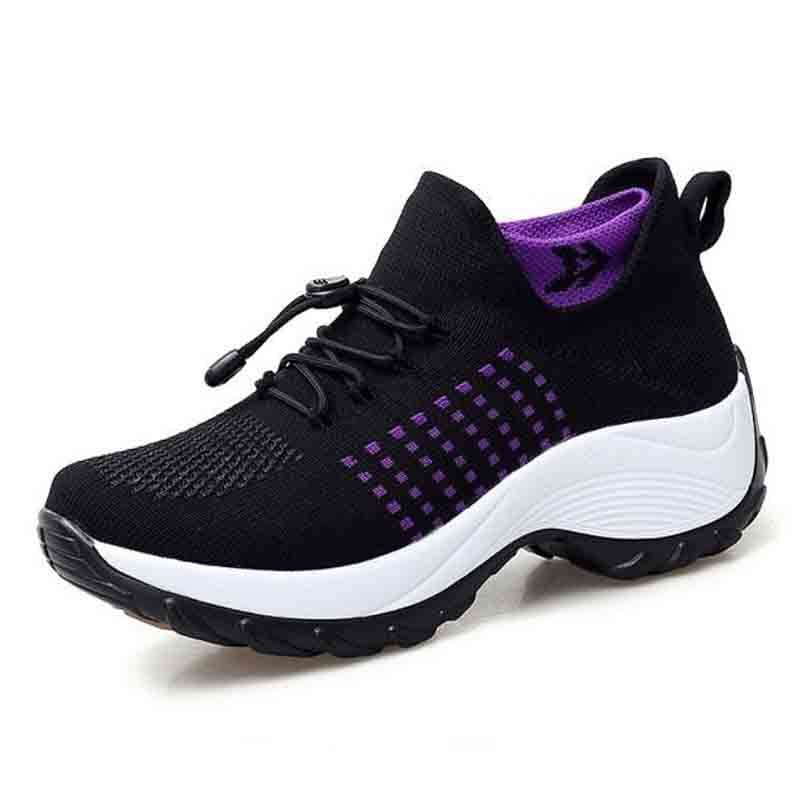 Women's Orthopedic Stretch Cushion Shoes Slip On Walking Shoes