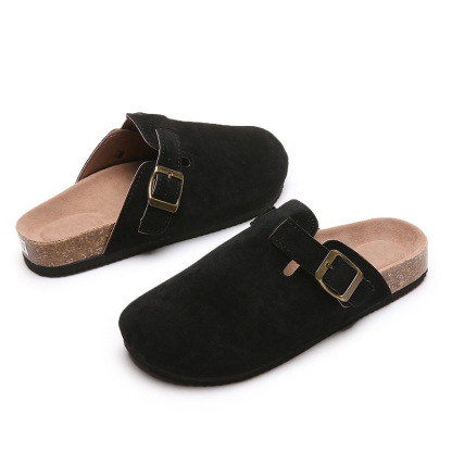 Boston Moccasins Suede and Leather Clogs