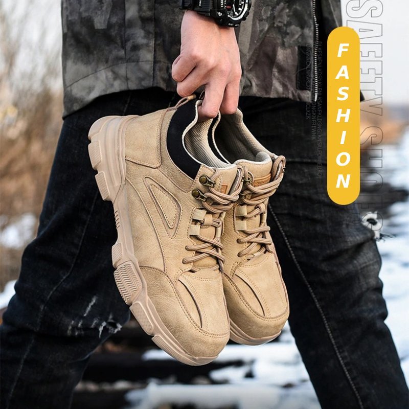Climbing Orthopedic Shoes Steel-toe Safety Boots For Men