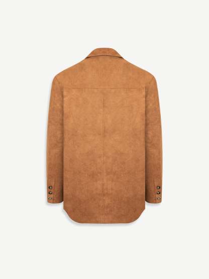 Women's Suede Camel Jacket