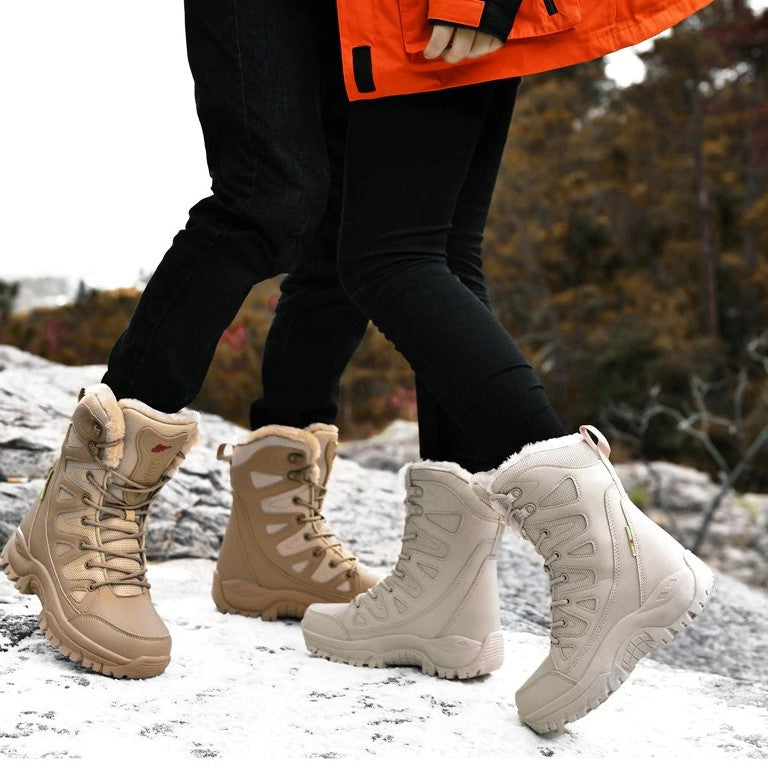 Women Snow Boots Fur Lined Orthopedic Shoes