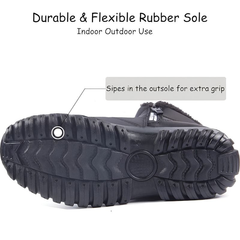 Fur Ankle WaterProof Men's Snow Boots Orthopedic