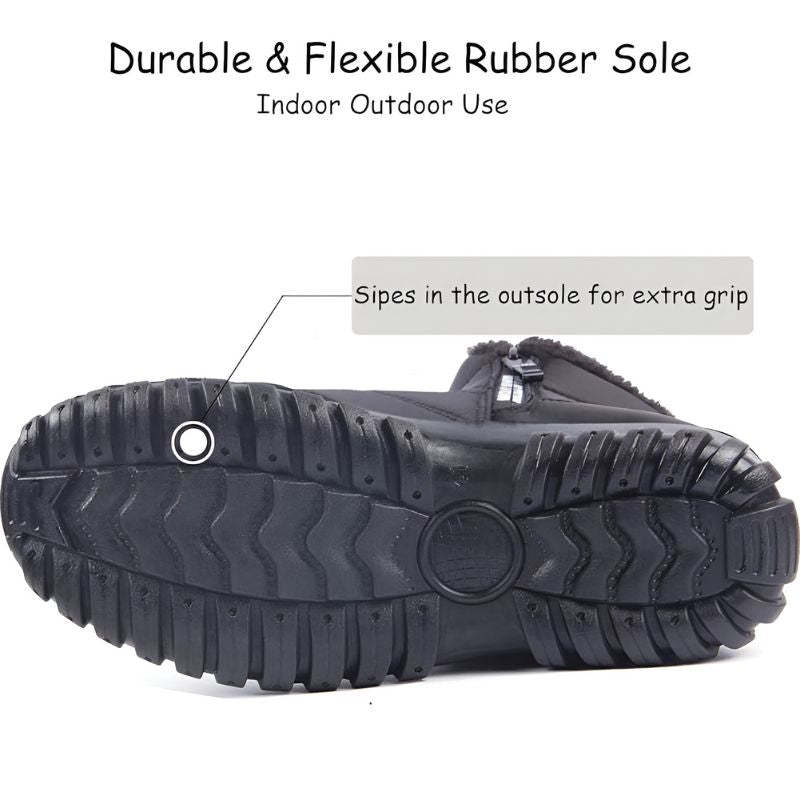 Fur Ankle WaterProof Men's Snow Boots Orthopedic