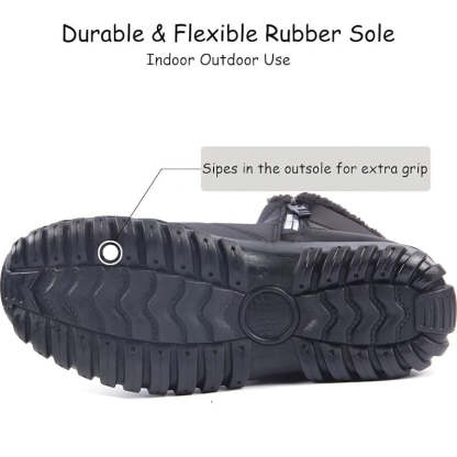 Fur Ankle WaterProof Men's Snow Boots Orthopedic