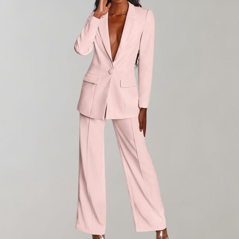 Chic Blazer and Trousers Combo