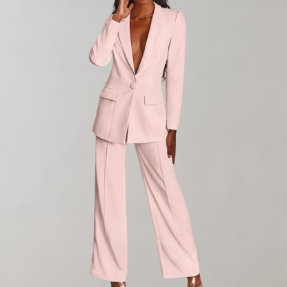 Chic Blazer and Trousers Combo