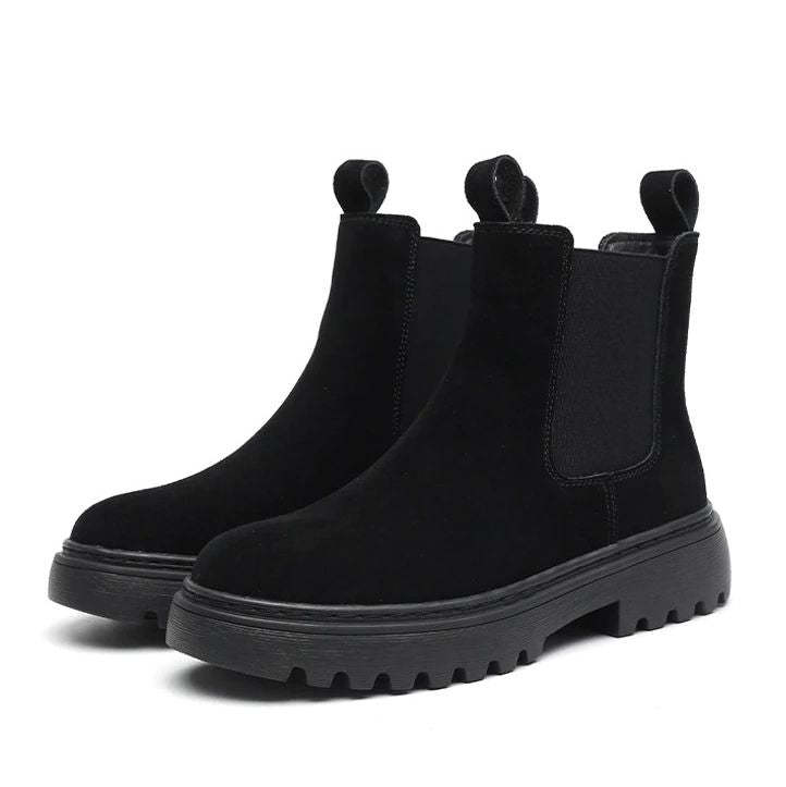 Orthopedic Ankle Boots Chunky Sole