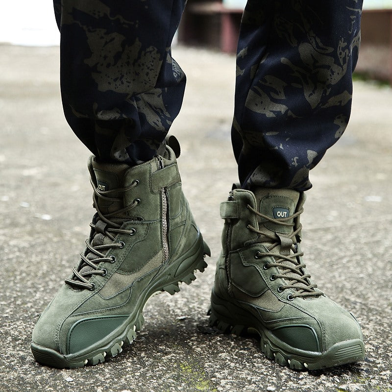 Men Trekking Army Orthopedic Boots