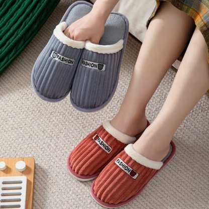 Women Cute Slippers Cushion Soft Plush Indoor Shoes