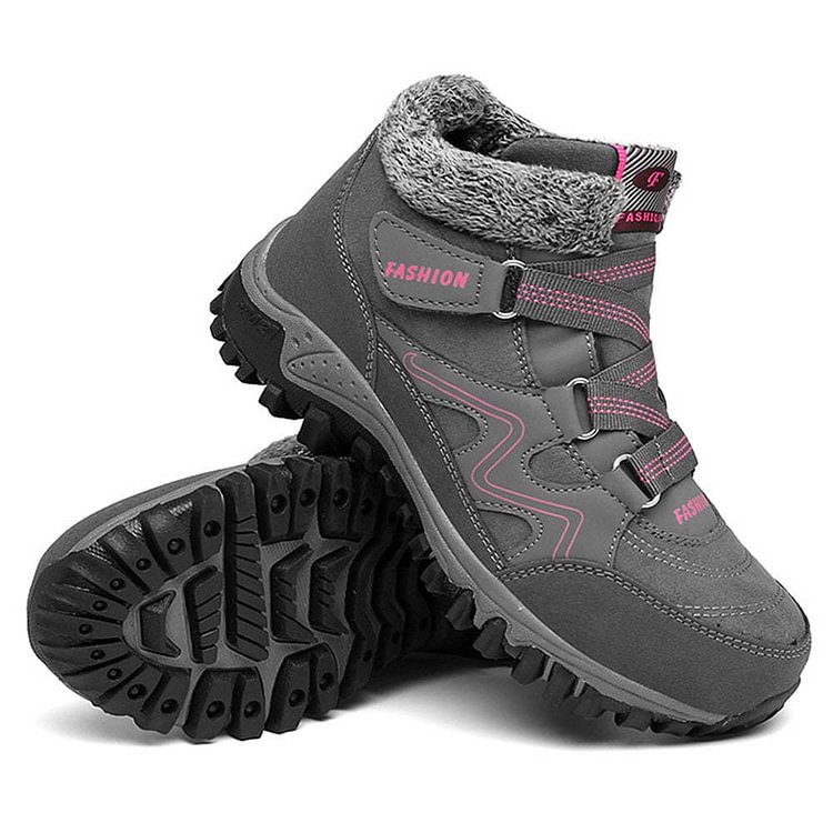 Orthopedic Shoes Men Anti-collision Velcro Hiking Ankle Sneakers Suede Outdoor