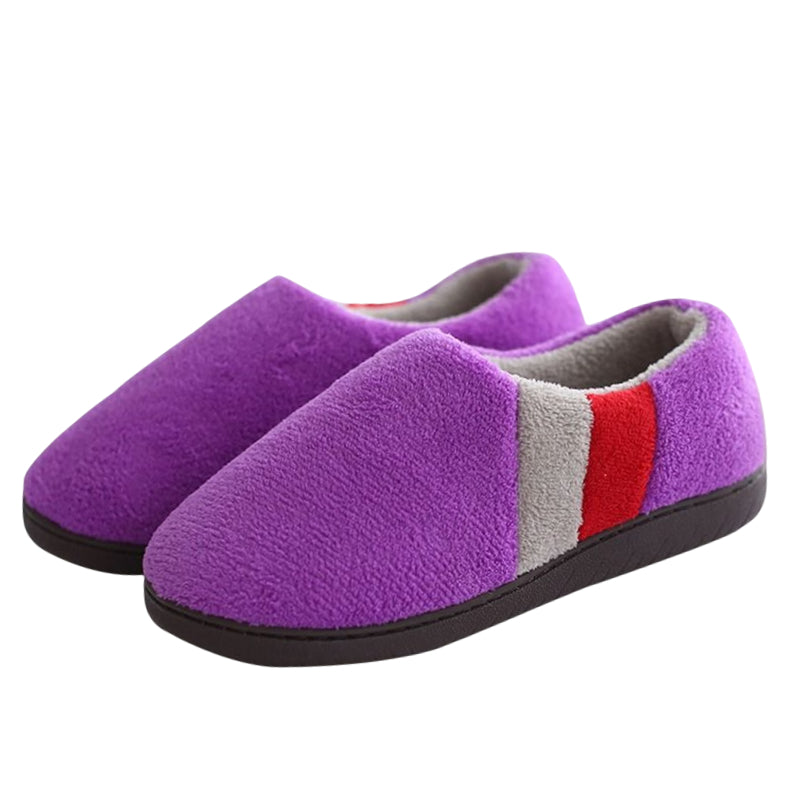 Men Short Plush Winter Slippers Comfy Casual Home Footwear