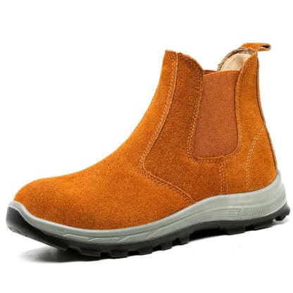Men Boots Winter Keep Warm Fur Lined Orthopedic Shoes