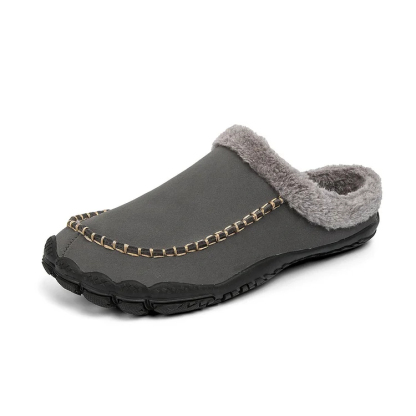 Men Winter Orthopedic Barefoot Slippers Premium Arch Support Plantar Fasciitis Slippers