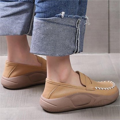Women Soft-Soled Pure Cowhide Loafers