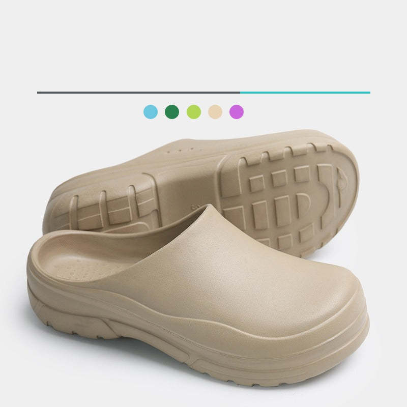 Women Slippers Height Increase Waterproof Antislip