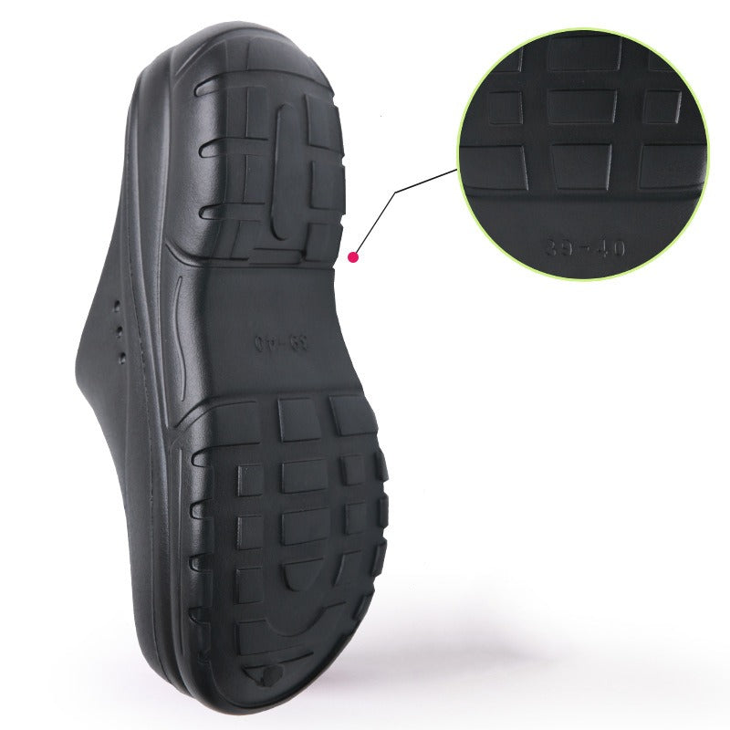 Women Slippers Height Increase Waterproof Antislip