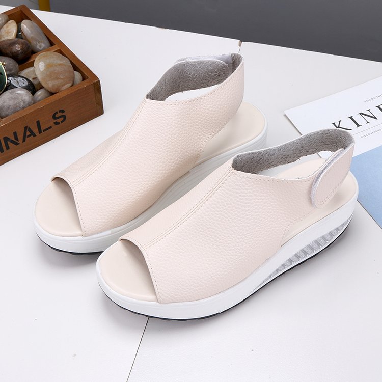 Comfy Slip-On Sandal Platform Shoes