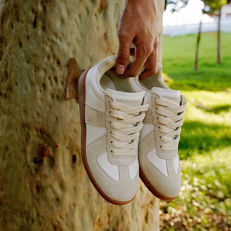 Women's White Leather Low Top Sneakers Shoes